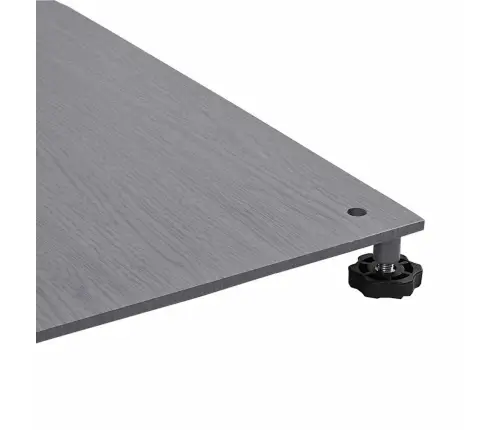 Päikesevarju Jalg Tume Hall Puidu Välimus 100 X 100 X 4 Cm