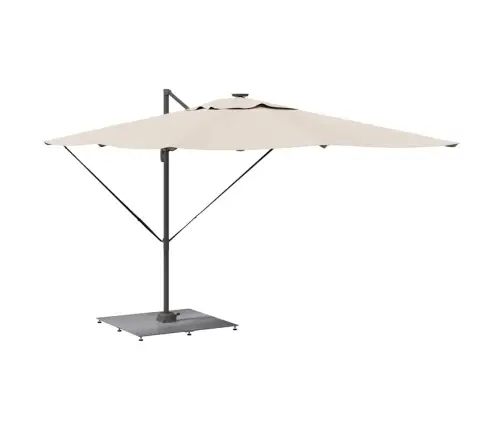 Päikesevarju Jalg Tume Hall Puidu Välimus 100 X 100 X 4 Cm