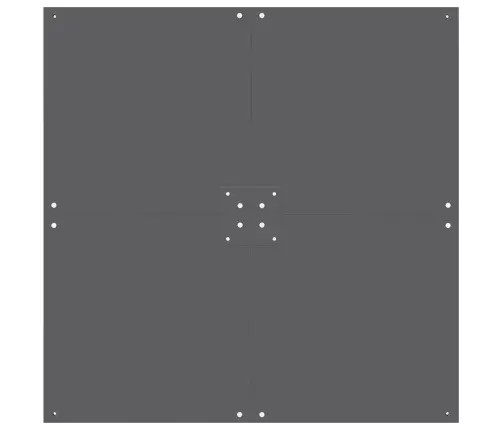 Päikesevarju Jalg Tumehall 100 X 100 X 4 Cm Teras