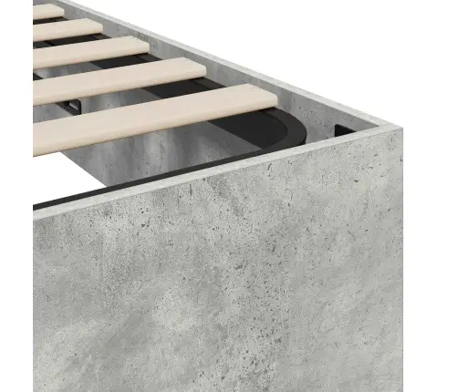 Otomano Lovos Rėmas Su Saugykla Betoninė 193 X 120 X 25 Cm