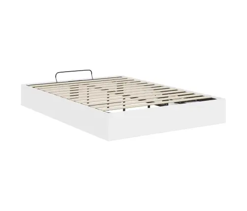 Ottomani Voodiraam Valge 193 X 120 X 25 Cm Saepuruplaat