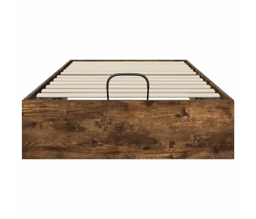 Ottomani Voodiraam Suitsetatud Tamm 193 X 120 X 25 Cm