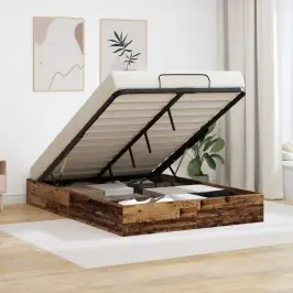 Ottomani Voodiraam Vana Puit 193 X 120 X 25 Cm Saepuruplaat