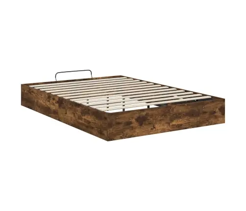 Ottomani Voodiraam Suitsetatud Tamm 193 X 120 X 25 Cm