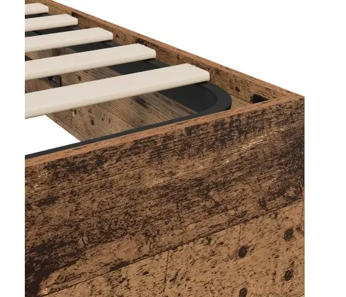 Ottomani Voodiraam Vana Puit 193 X 120 X 25 Cm Saepuruplaat