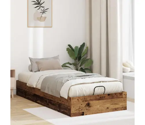 Ottomani Voodiraam Vana Puit 193 X 120 X 25 Cm Saepuruplaat