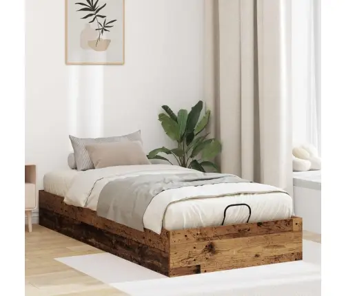 Ottomani Voodiraam Vana Puit 193 X 75,5 X 25 Cm Tehispuit