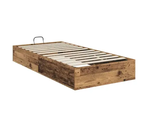 Ottomani Voodiraam Vana Puit 193 X 75,5 X 25 Cm Tehispuit