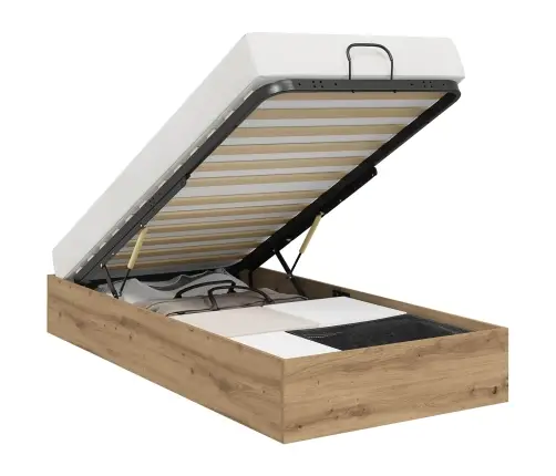 Ottomani Voodiraam Käsitööpuu 193 X 75,5 X 25 Cm Tehispuit