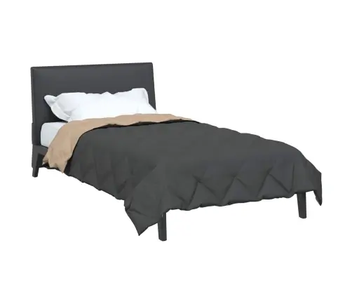 Vasaros Antklodė Antracito Ir Taupe 200 X 135 Cm Mikropluoštas