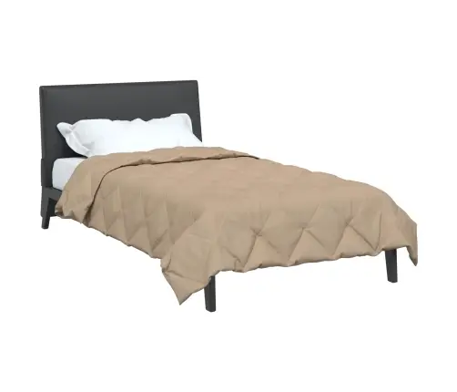 Vasaras Segas Pelēkbrūna 200 X 135 Cm Mikrošķiedra Vidaxl