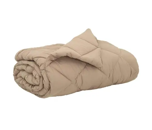 Vasaras Segas Pelēkbrūna 220 X 260 Cm Mikrošķiedra Vidaxl