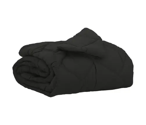 Vasaras Segas Melna 220 X 140 Cm Mikrošķiedra Vidaxl