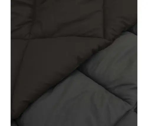 Vasaras Segas Melns Un Anthracite 200 X 135 Cm Mikrošķiedra Vidaxl