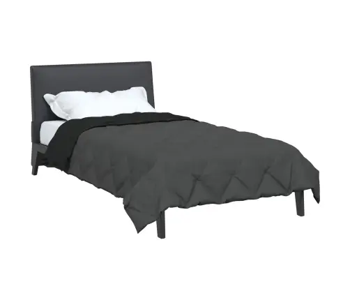 Vasaras Segas Melns Un Anthracite 220 X 135 Cm Mikrošķiedra Vidaxl