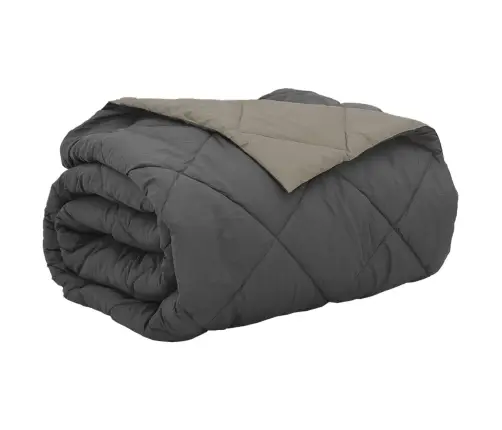 Vasaras Segas Gaiši Pelēks Un Antracīts 240 X 260 Cm Vidaxl