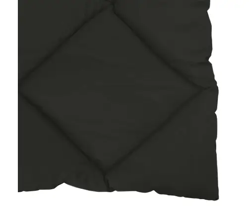 Täispika Aasta Tekk Must 200 X 155 Cm Mikrokiud