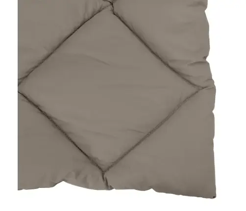 Pilnas Gada Sega Gaiši Pelēks 220 X 135 Cm Mikrošķiedra Vidaxl