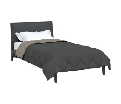 Täispika Aasta Tekk Helehall Ja Antriit 220 X 155 Cm Mikrokiud