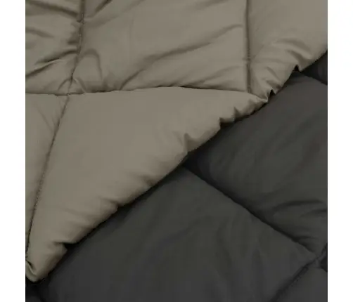 Pilna Metų Antklodė Šviesiai Pilka Ir Antracito 220 X 240 Cm