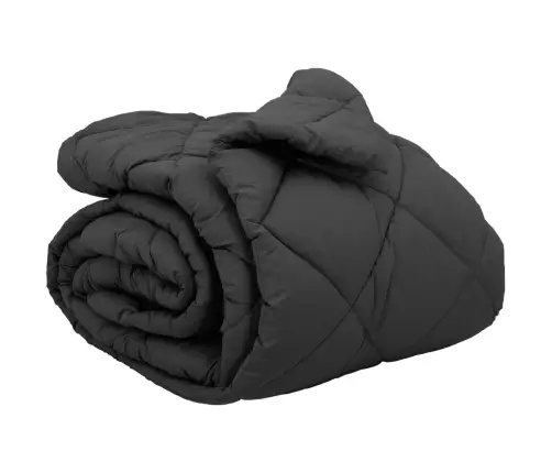 Ziemas Gultas Sega Antracīts 240 X 200 Cm Mikrošķiedra Vidaxl