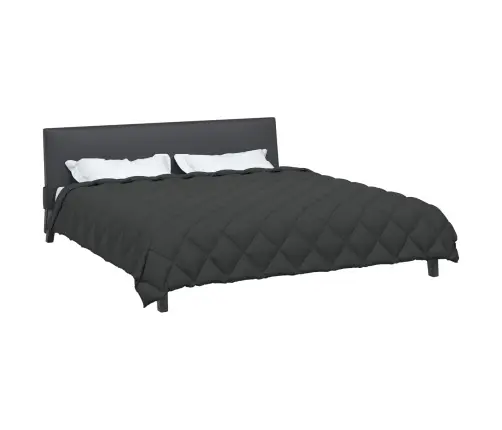 Ziemas Gultas Sega Antracīts 240 X 200 Cm Mikrošķiedra Vidaxl