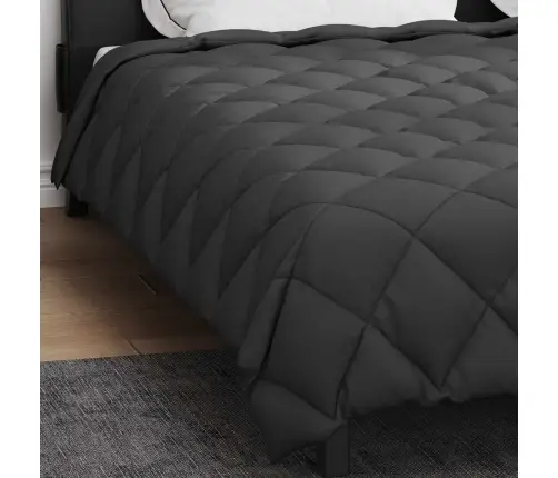 Ziemas Gultas Sega Antracīts 220 X 200 Cm Mikrošķiedra Vidaxl