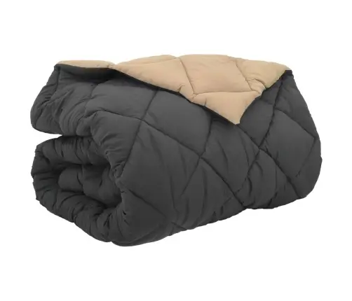 Ziemas Gultas Sega Antracīts Un Taupe 240 X 200 Cm Mikrošķiedra Vidaxl