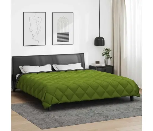 Talve Tek Roheline Ja Antratsiit 200 X 200 Cm Mikrokiud