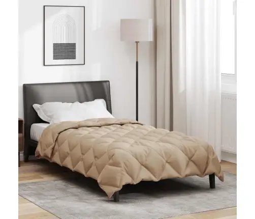 Žiemos Antklodė Taupe 220 X 135 Cm Mikropluoštas