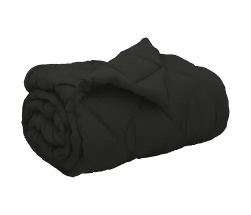 Ziemas Gultas Sega Melna 220 X 155 Cm Mikrošķiedra Vidaxl