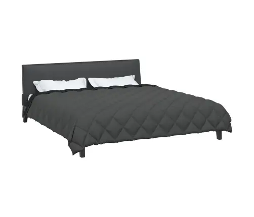 Ziemas Gultas Sega Melns Un Anthracite 240 X 260 Cm Vidaxl