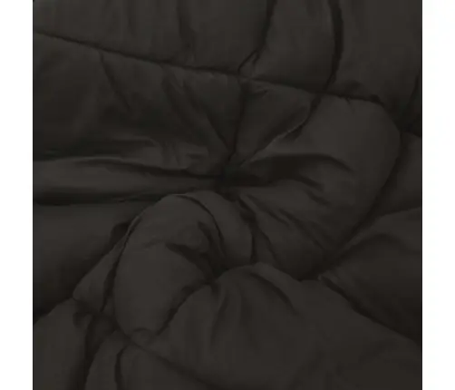 Ziemas Gultas Sega Melns Un Taupe 200 X 140 Cm Mikrošķiedra Vidaxl