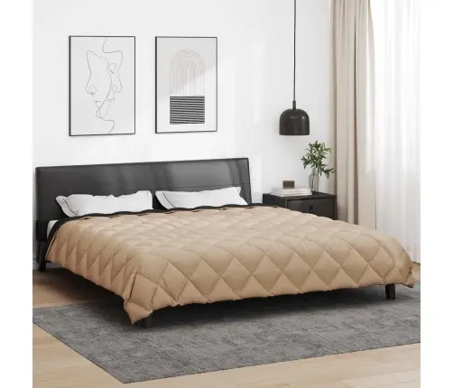 Talve Tek Must Ja Taupe 220 X 260 Cm Mikrokiud