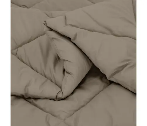 Ziemas Gultas Sega Gaiši Pelēks 220 X 140 Cm Mikrošķiedra Vidaxl