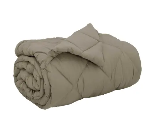 Ziemas Gultas Sega Gaiši Pelēks 220 X 155 Cm Mikrošķiedra Vidaxl