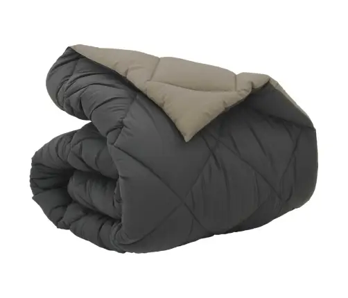 Ziemas Gultas Sega Gaiši Pelēks Un Antracīts 200 X 140 Cm Vidaxl
