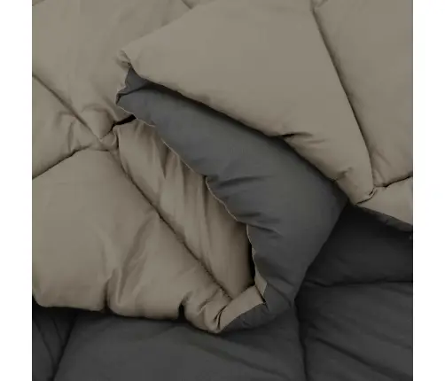 Ziemas Gultas Sega Gaiši Pelēks Un Antracīts 220 X 240 Cm Vidaxl