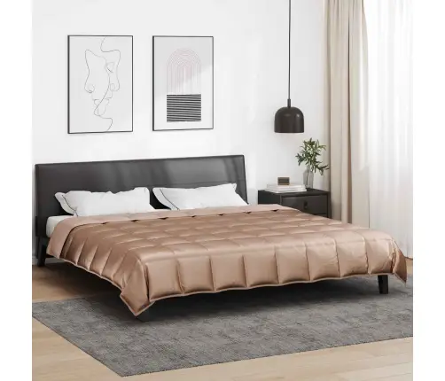 Vasaras Segas Zelts 240 X 200 Cm Satīns Un Mikrošķiedra Vidaxl