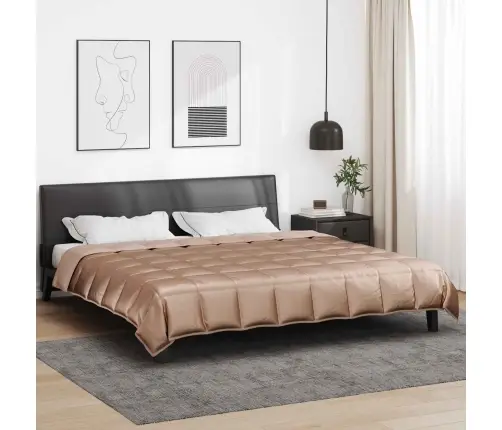 Vasaras Segas Zelts 220 X 200 Cm Satīns Un Mikrošķiedra Vidaxl