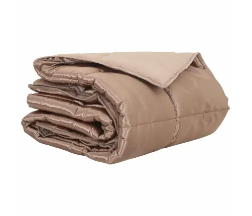 Vasaros Antklodė Auksinė 220 X 260 Cm Satin Ir Mikropluoštas