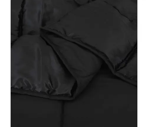 Suvised Teki Must 200 X 155 Cm Satiin Ja Mikrofiber