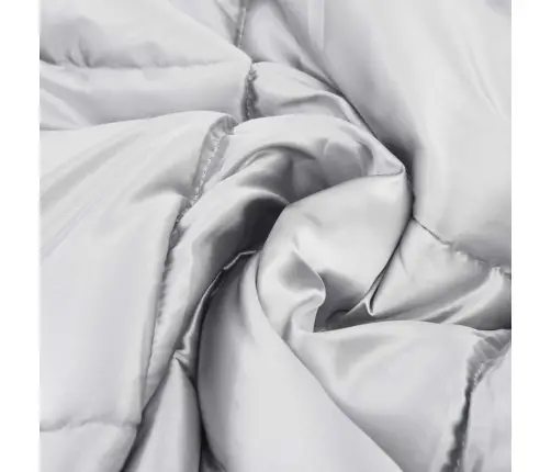 Vasaras Segas Sudraba 220 X 240 Cm Satīns Un Mikrošķiedra Vidaxl