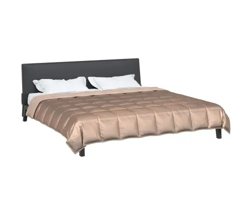 Pilnas Gada Sega Zelts 220 X 260 Cm Satīns Un Mikrošķiedra Vidaxl