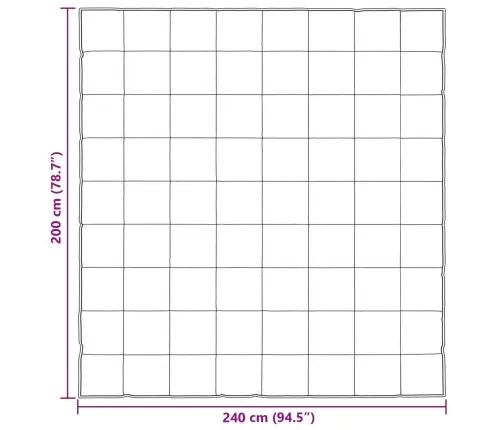 Pilnas Gada Sega Sudraba 240 X 200 Cm Satīns Un Mikrošķiedra Vidaxl