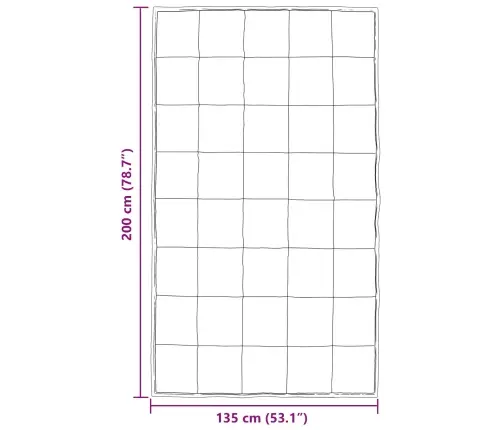 Ziemas Gultas Sega Melna 200 X 135 Cm Satīns Un Mikrošķiedra Vidaxl