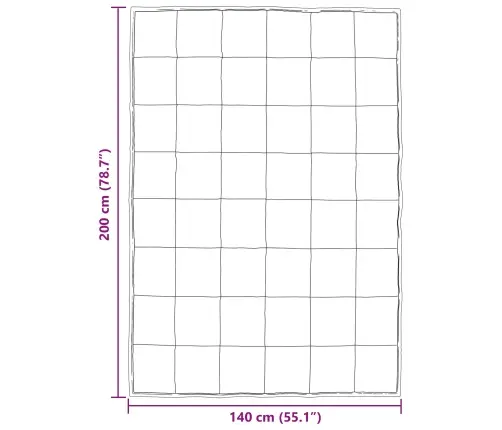 Ziemas Gultas Sega Melna 200 X 140 Cm Satīns Un Mikrošķiedra Vidaxl