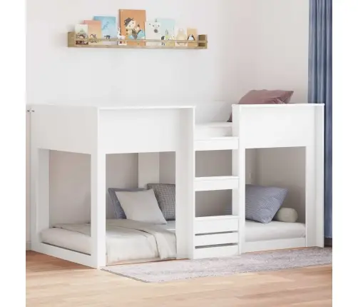 Kiipevoodi Lastele Valge 80 X 200 Cm Tehispuit