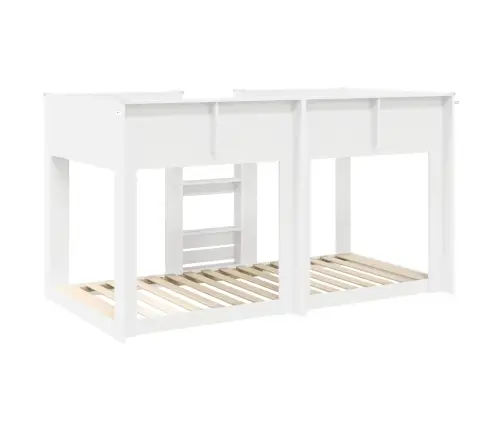 Kiipevoodi Lastele Valge 90 X 200 Cm Tehispuit