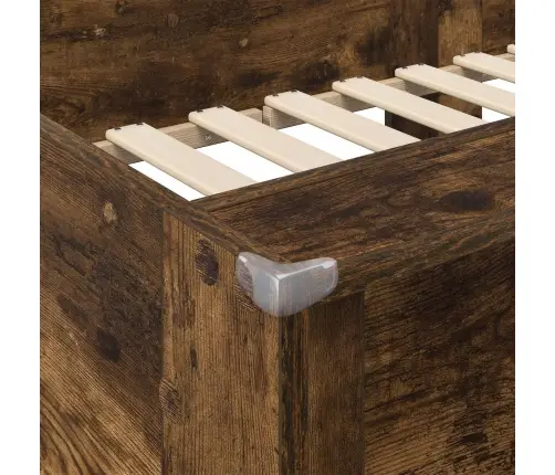 Divguļamā Gulta Bērniem Dūmaka Ozols 90 X 200 Cm Vidaxl